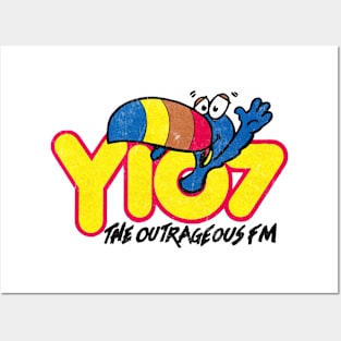 Y107 Nashville, TN / 1980s Radio Station Posters and Art